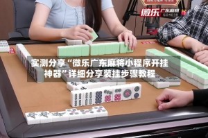 实测分享“微乐广东麻将小程序开挂神器”详细分享装挂步骤教程