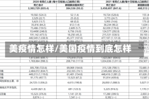 美疫情怎样/美国疫情到底怎样