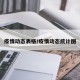 疫情动态表格/疫情动态统计图