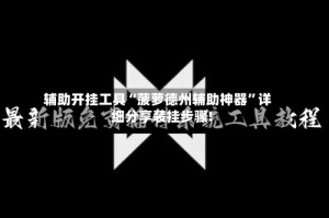 辅助开挂工具“菠萝德州辅助神器”详细分享装挂步骤!