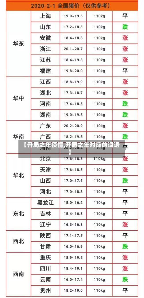 【开局之年疫情,开局之年对应的词语】-第1张图片