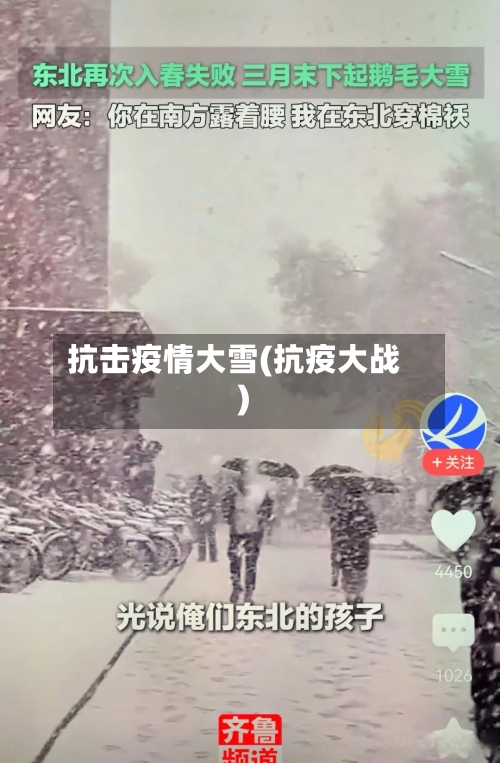 抗击疫情大雪(抗疫大战)-第3张图片