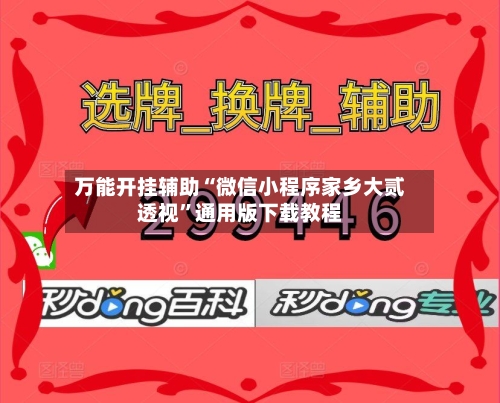 万能开挂辅助“微信小程序家乡大贰透视	”通用版下载教程-第1张图片