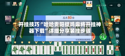 开挂技巧“哈哈贵阳捉鸡麻将开挂神器下载”详细分享装挂步骤-第2张图片