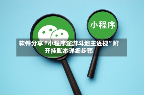 软件分享“小程序途游斗地主透视”附开挂脚本详细步骤-第1张图片