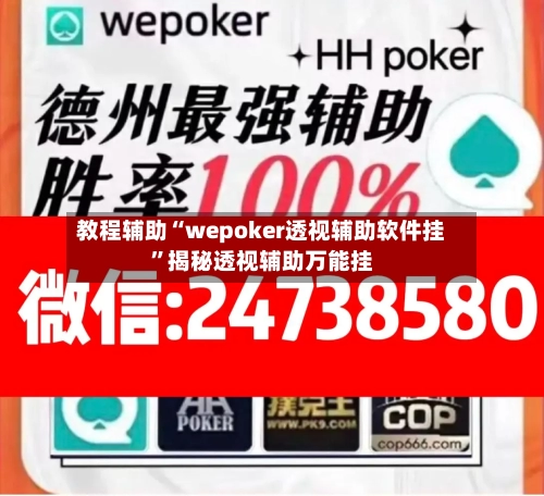 教程辅助“wepoker透视辅助软件挂”揭秘透视辅助万能挂-第1张图片