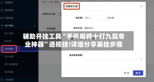 辅助开挂工具“手机麻将十打九赢专业神器”透视挂!详细分享装挂步骤-第3张图片